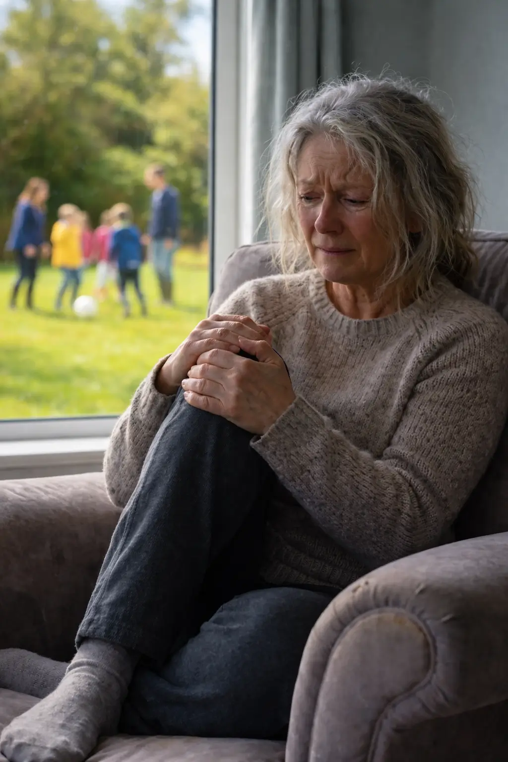 Woman who found relief from knee pain